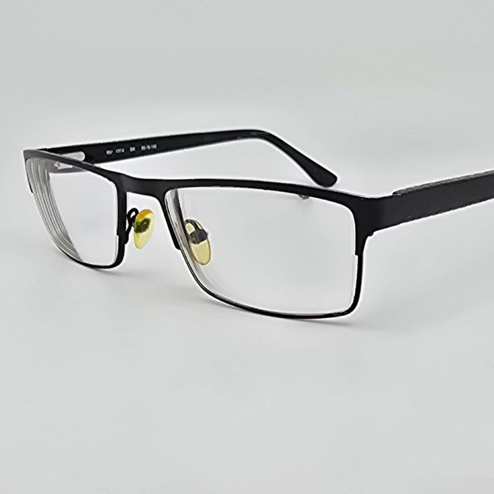 Robert Mitchel RM4004 Black Eyeglasses Frame w/ Flexhinge 55-18-145